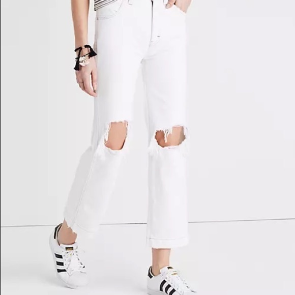 Madewell x Where I Was From Slim Straight Jeans - Picture 3 of 6